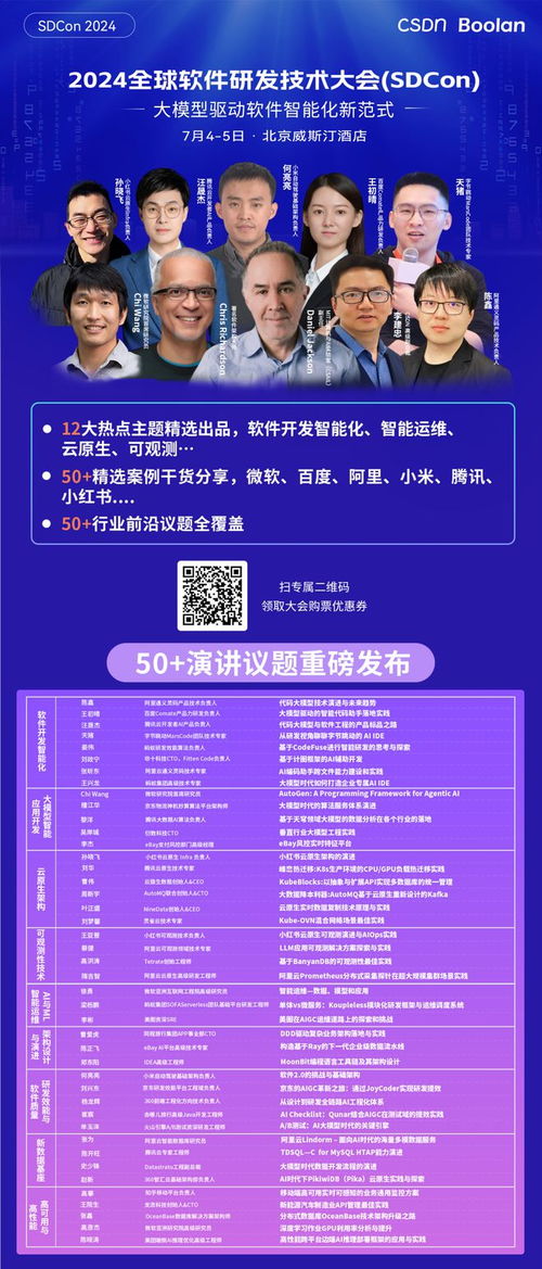 重磅！軟件架構大師Chris Richardson與MIT-AI實驗室Daniel Jackson確認出席全球軟件研發技術大會